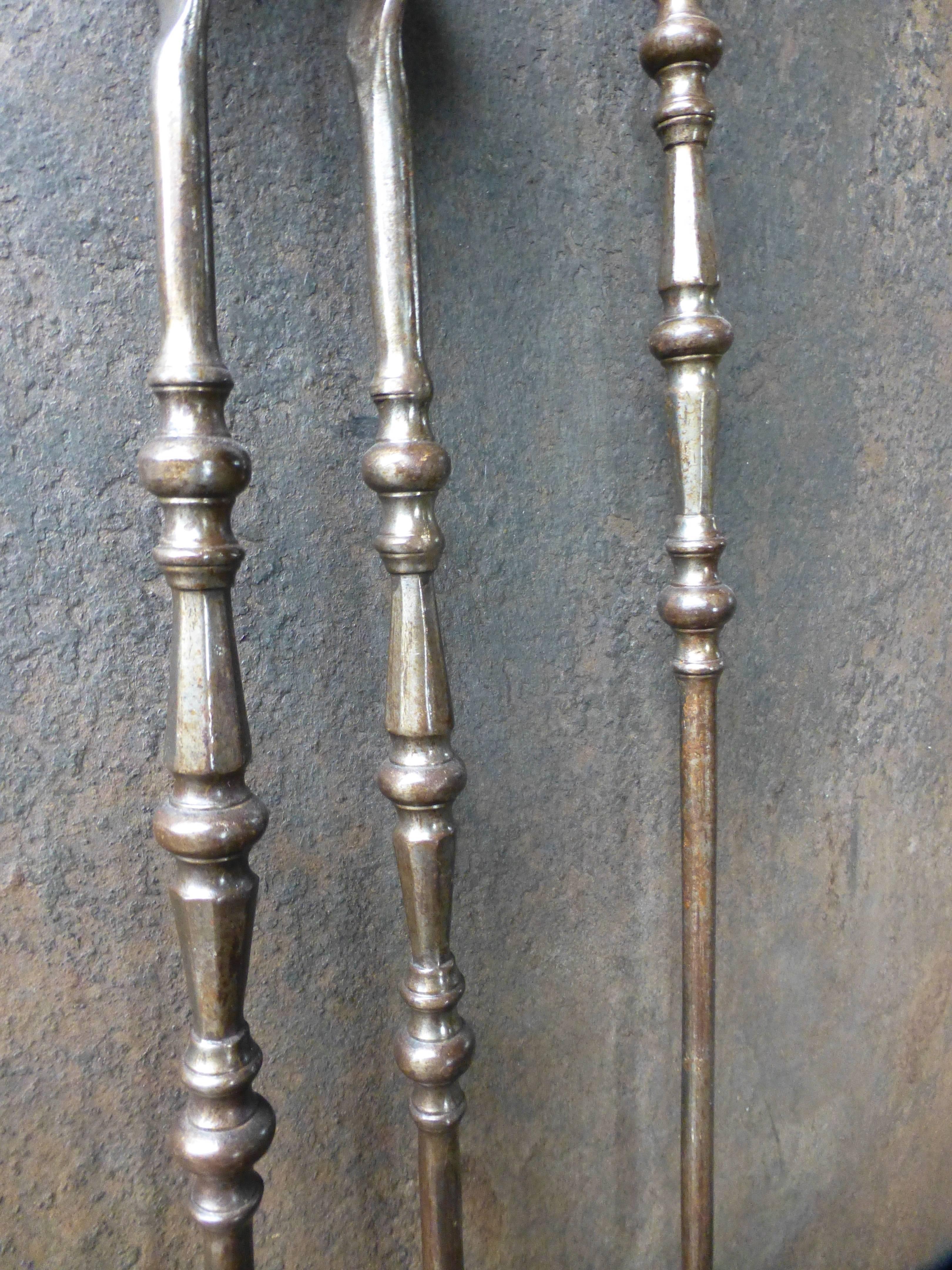 18th-19th Century French Fireplace Tools or Companion Set 1