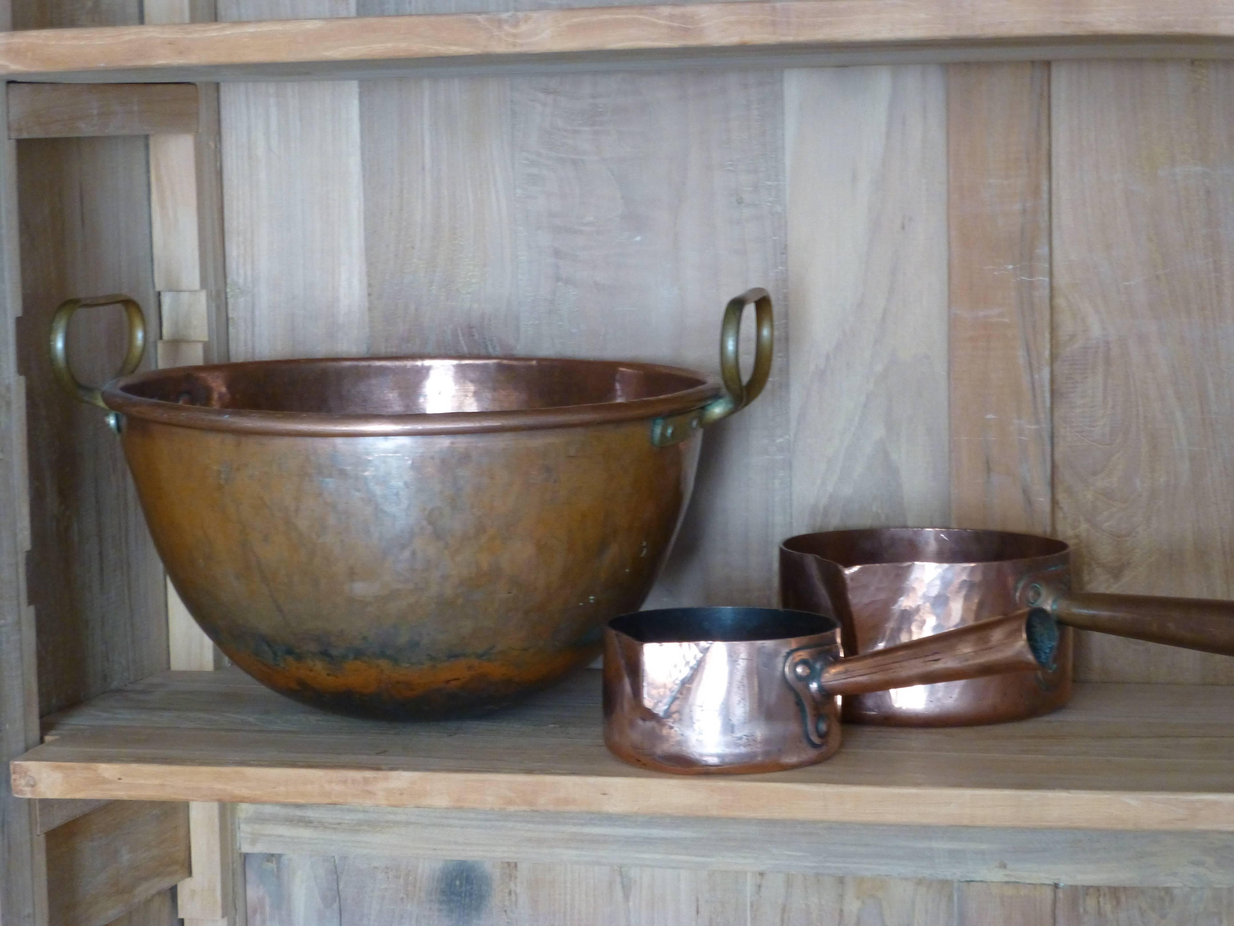 19th Century French Copper Bowls 6
