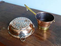 French Copper Colanders