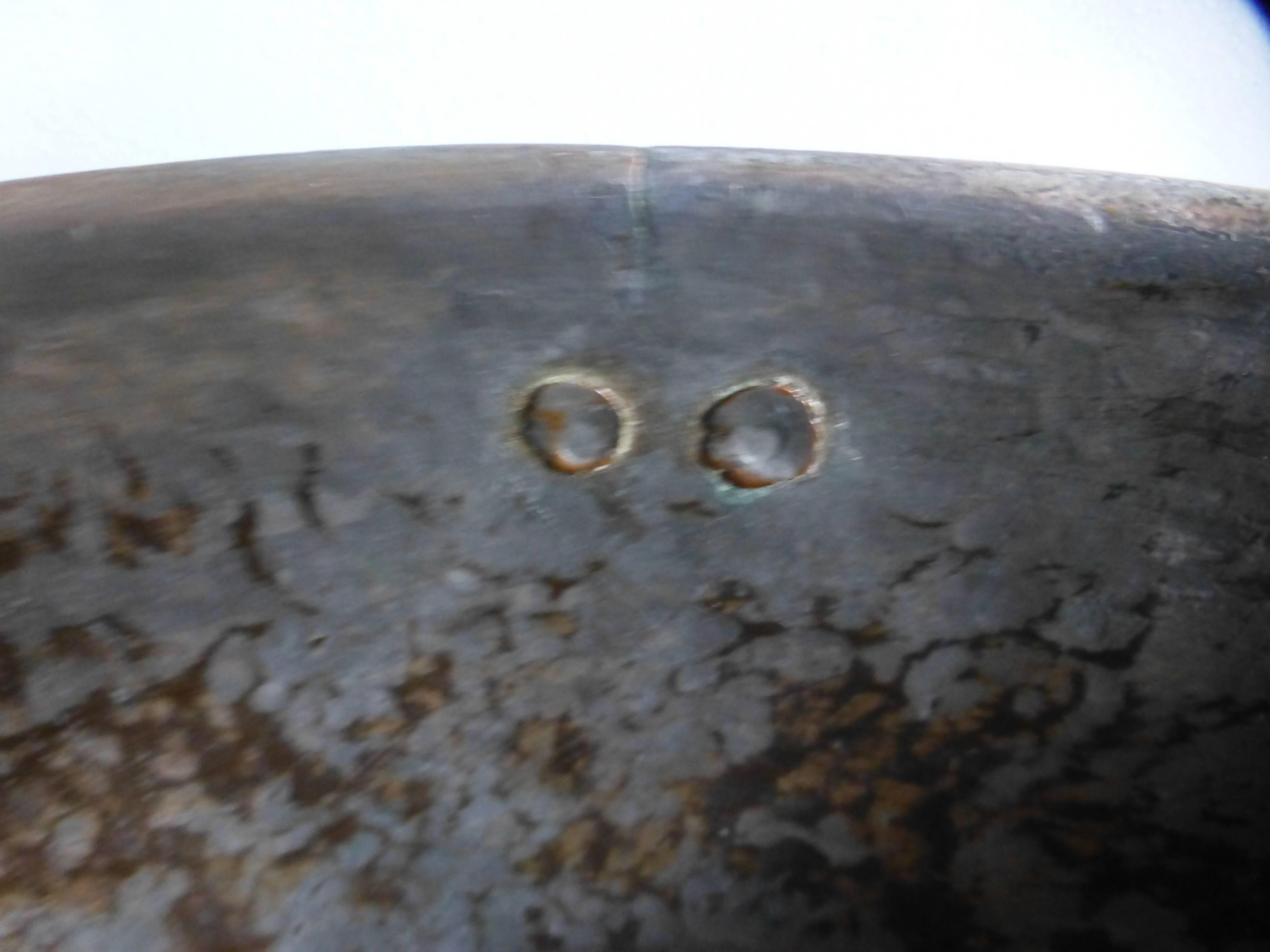 19th Century Copper Jam Bowl In Good Condition In Amerongen, Amerongen