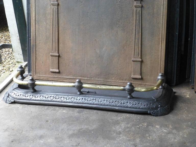 19th Century English Fireplace Fender For Sale At 1stdibs