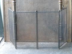 French Fireplace Screen, Fire Screen