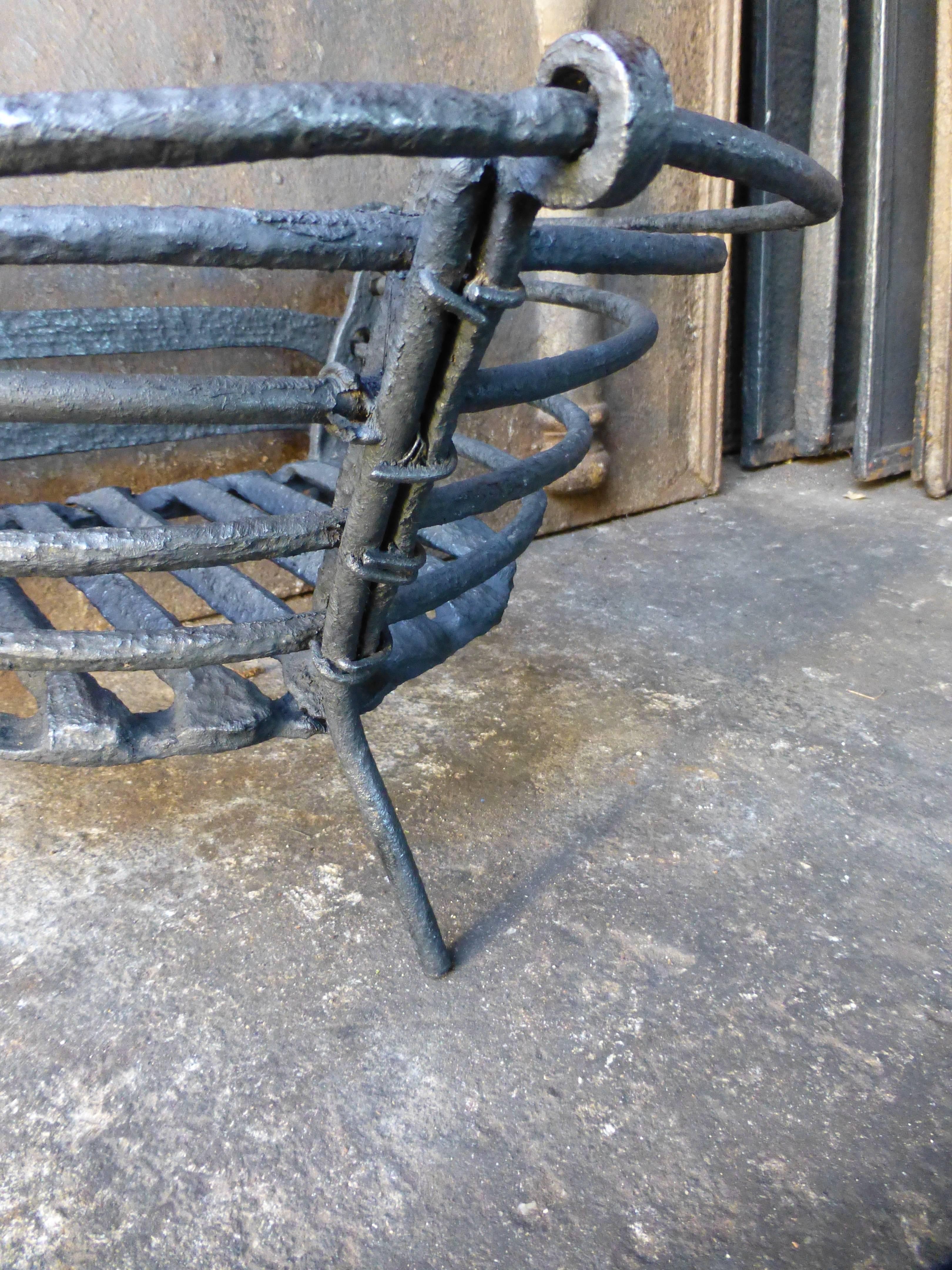 18th Century English Fireplace Grate, Fire Grate 1