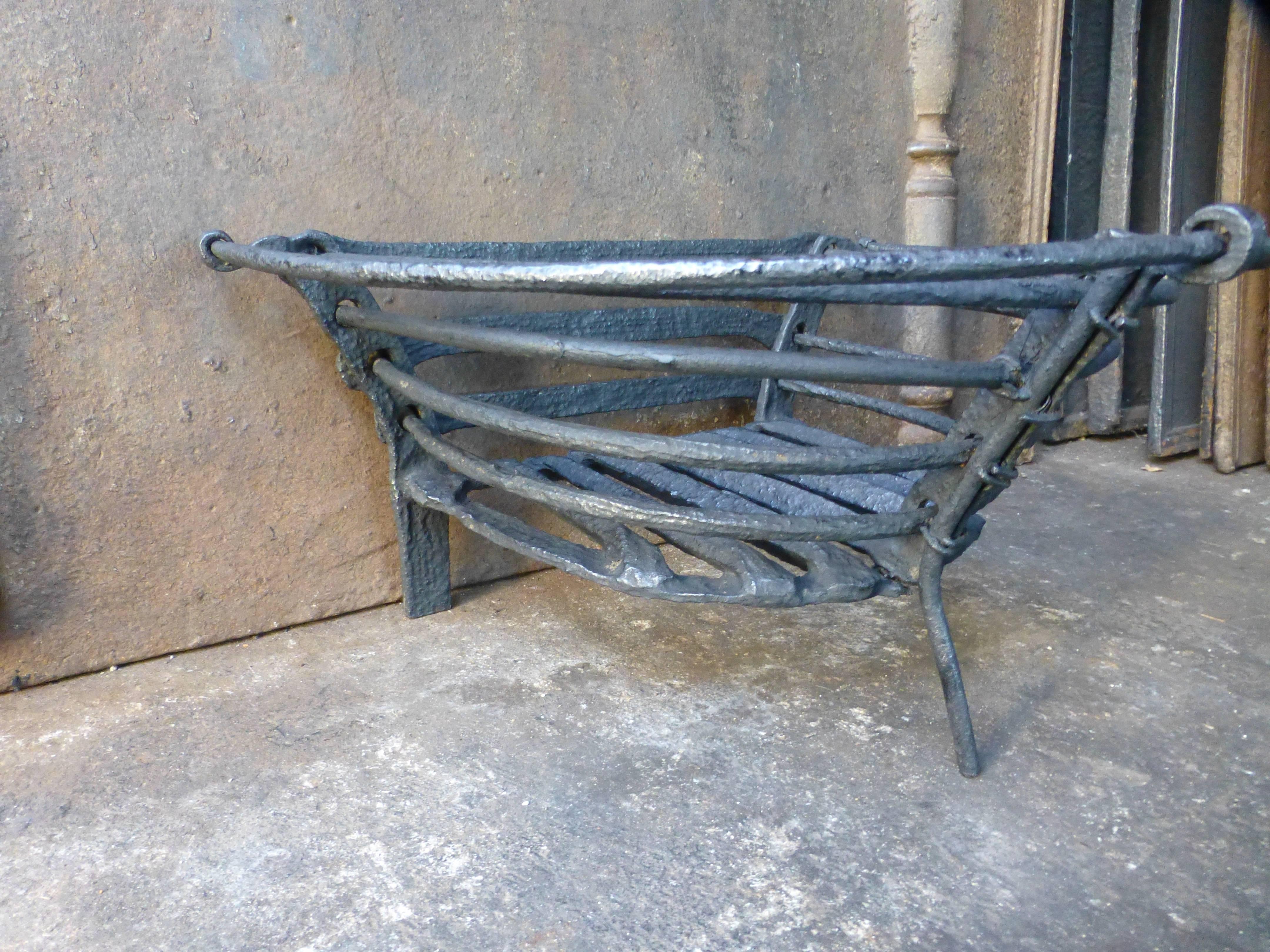 18th Century and Earlier 18th Century English Fireplace Grate, Fire Grate