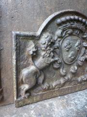 Arms of France with Lions Fireback