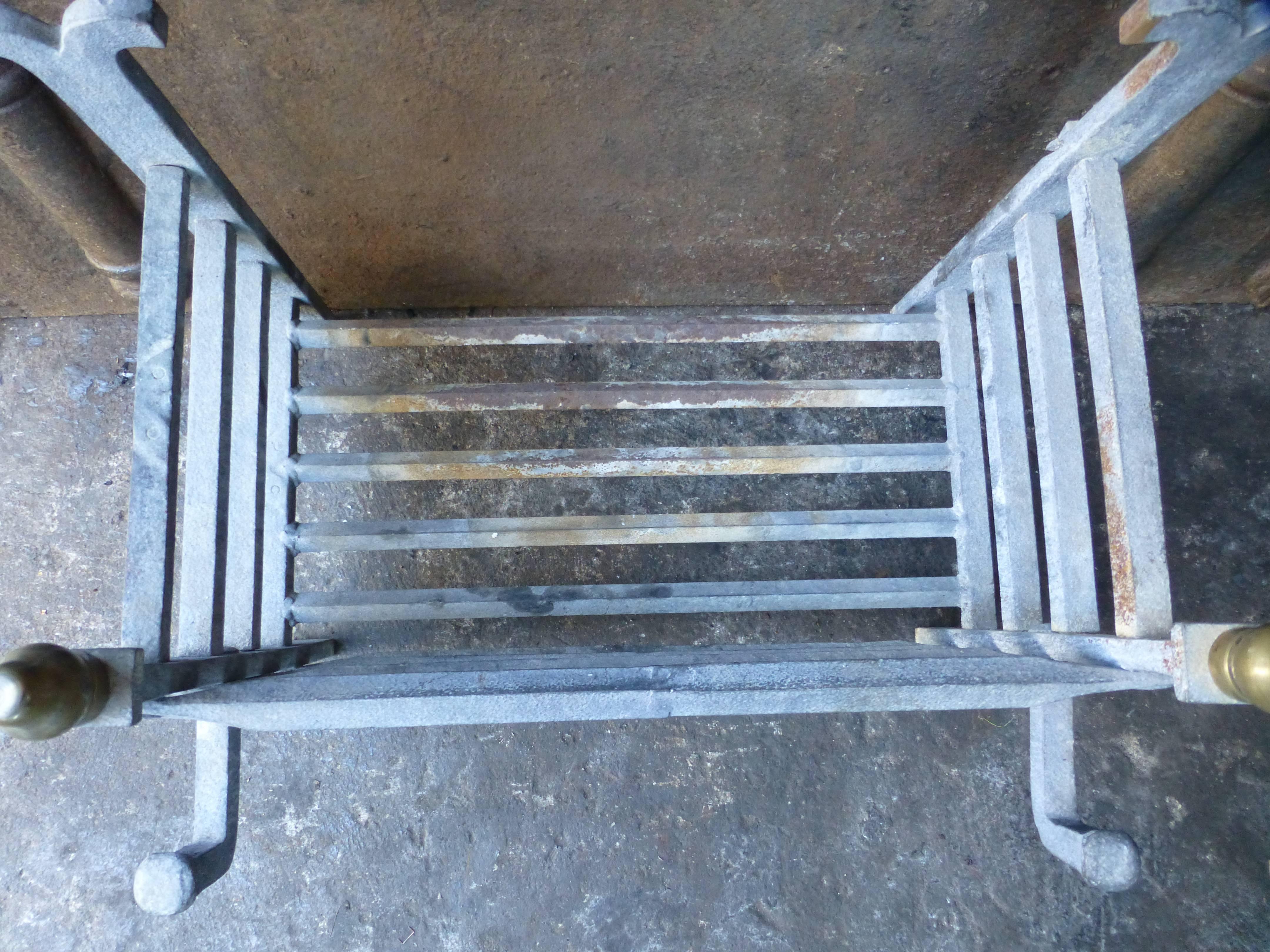 English Fire Grate, Fireplace Grate 2