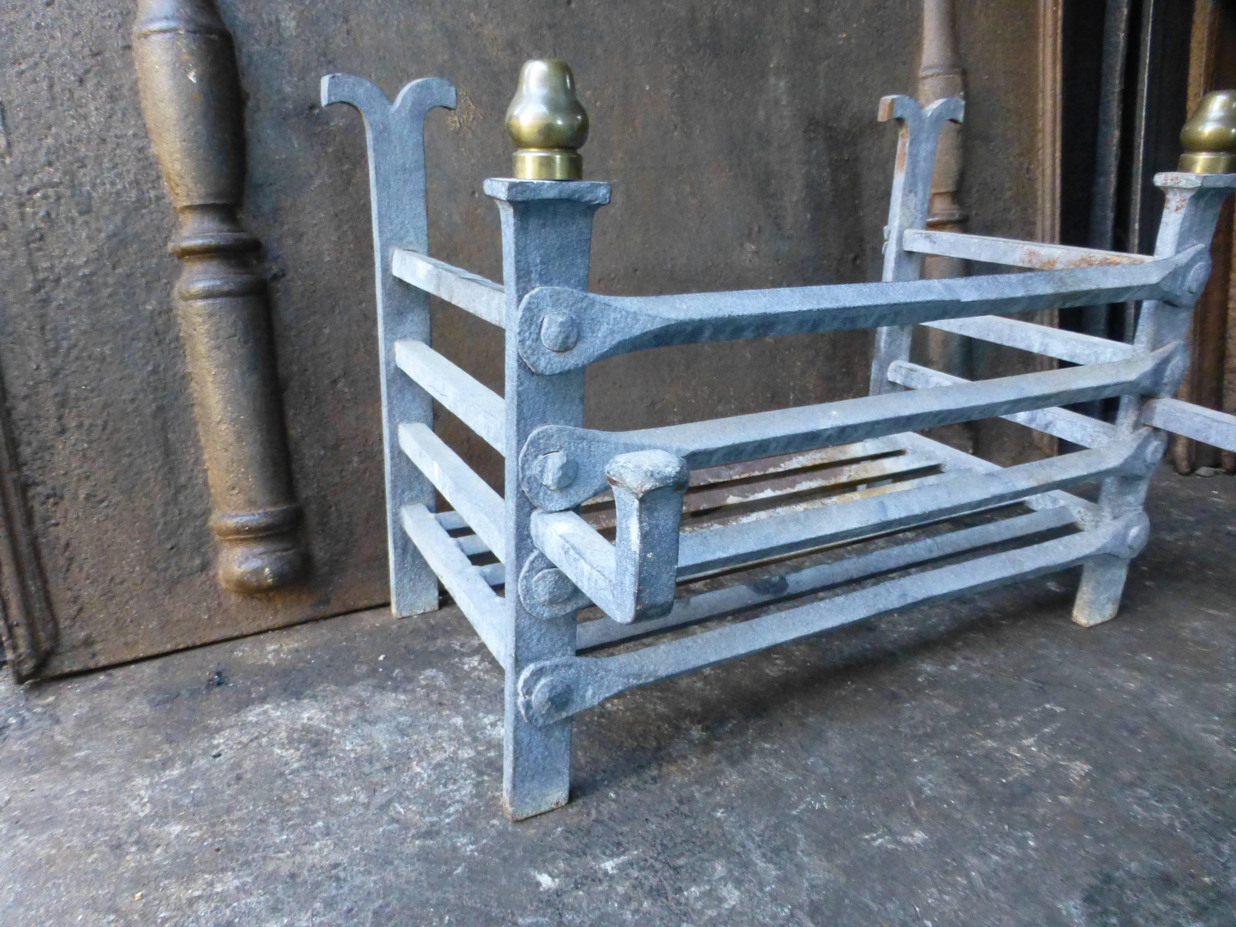 20th Century English Fire Grate, Fireplace Grate