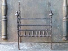17th-18th Century French Fire Grate, Fireplace Grate