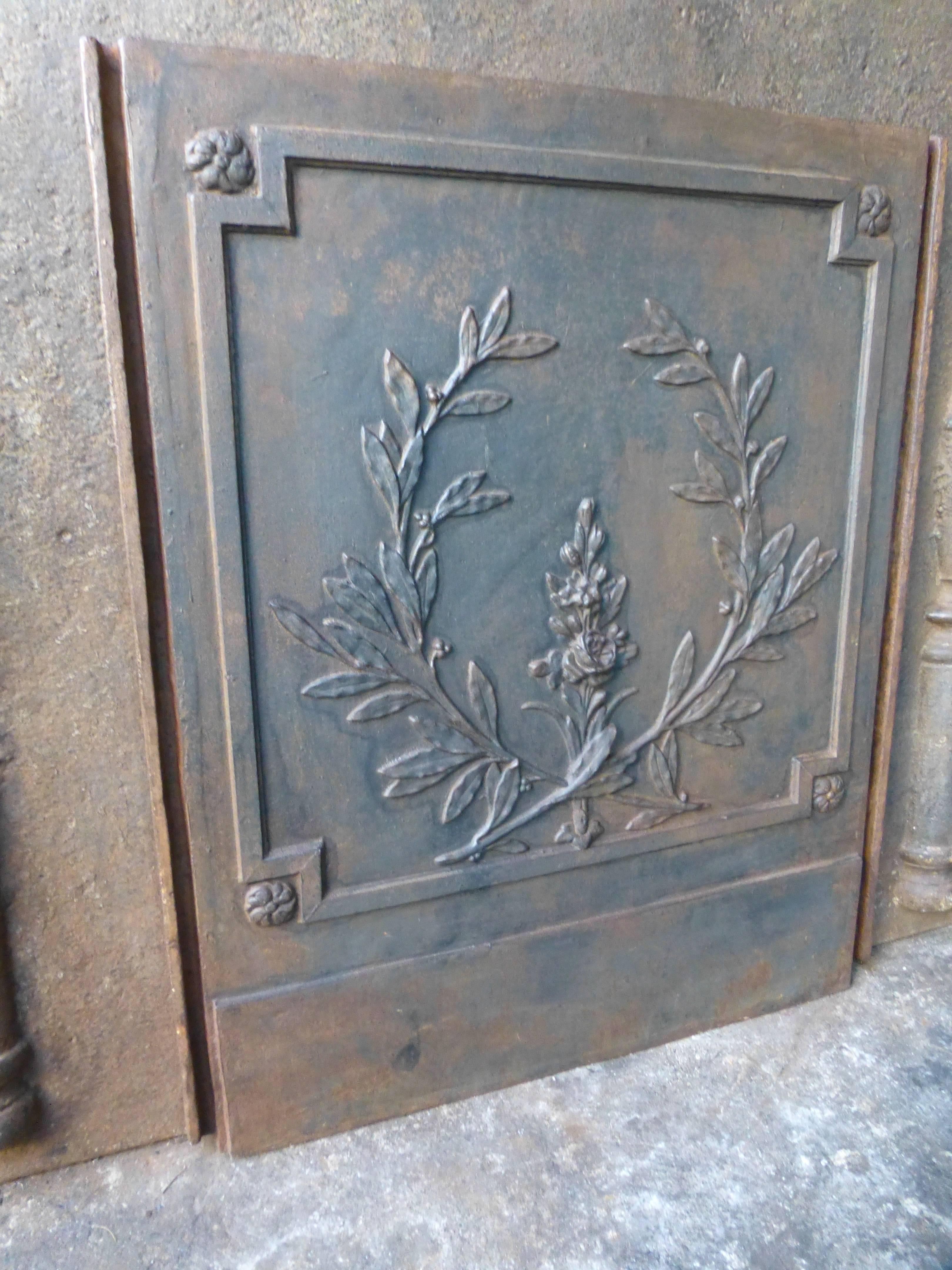 French Olive Branches Fireback