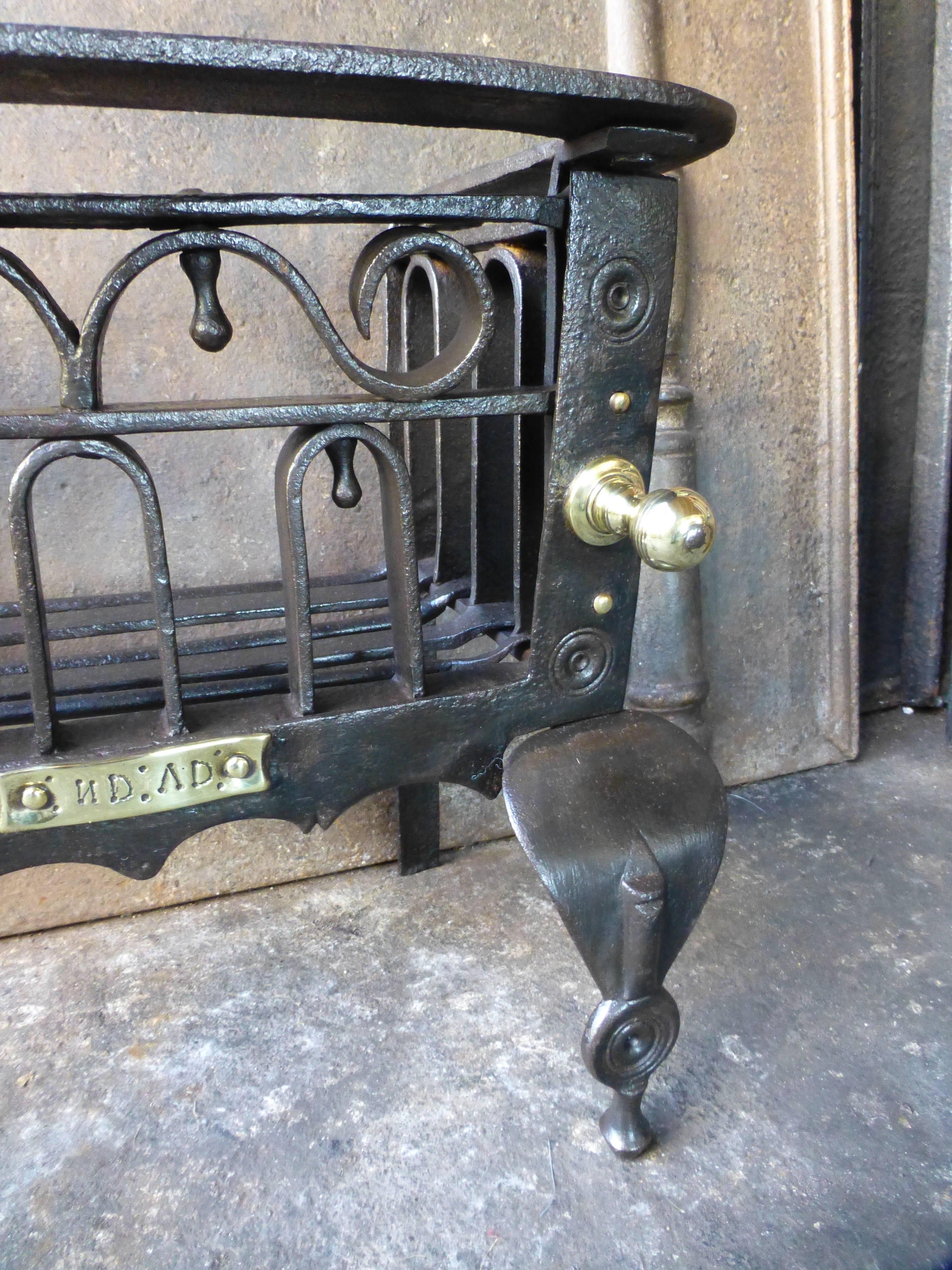 18th Century and Earlier 18th Century Dutch Fireplace Grate, Fire Grate