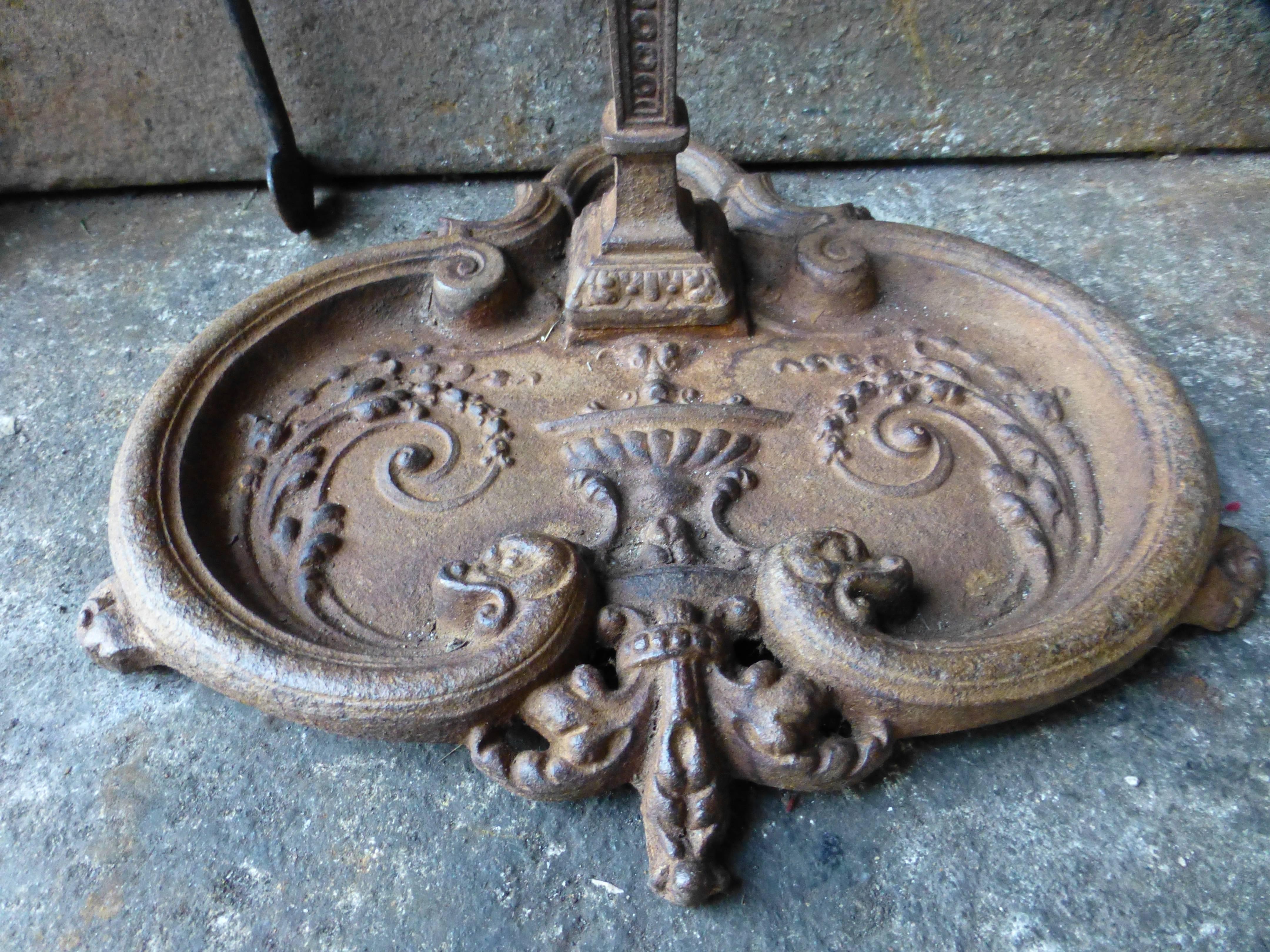 Iron 19th Century French Fireplace Tools, Fire Tools