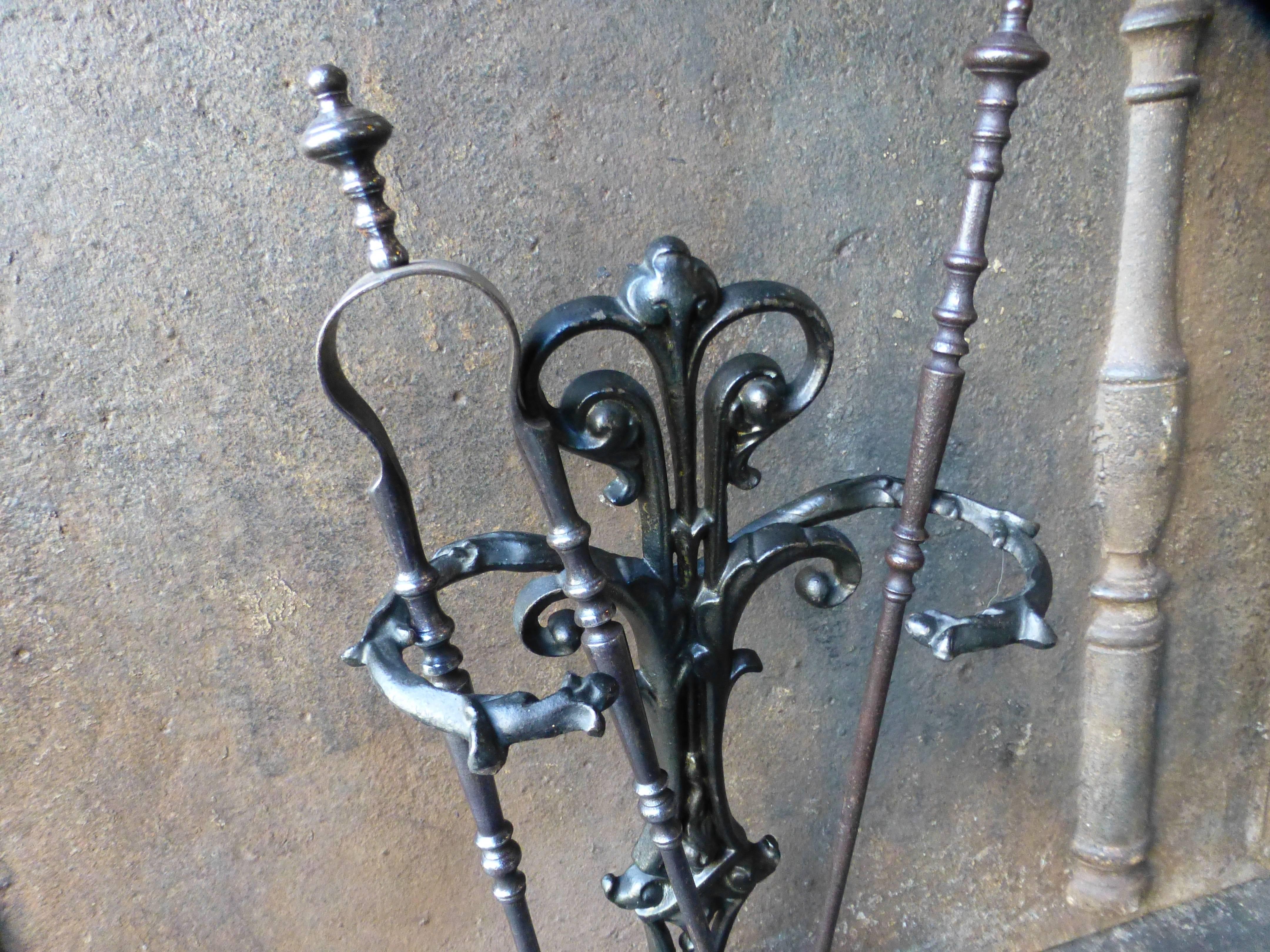 19th Century French Fireplace Tools, Fire Tools 2