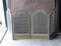 19th Century French Fireplace Screen, Fire Screen