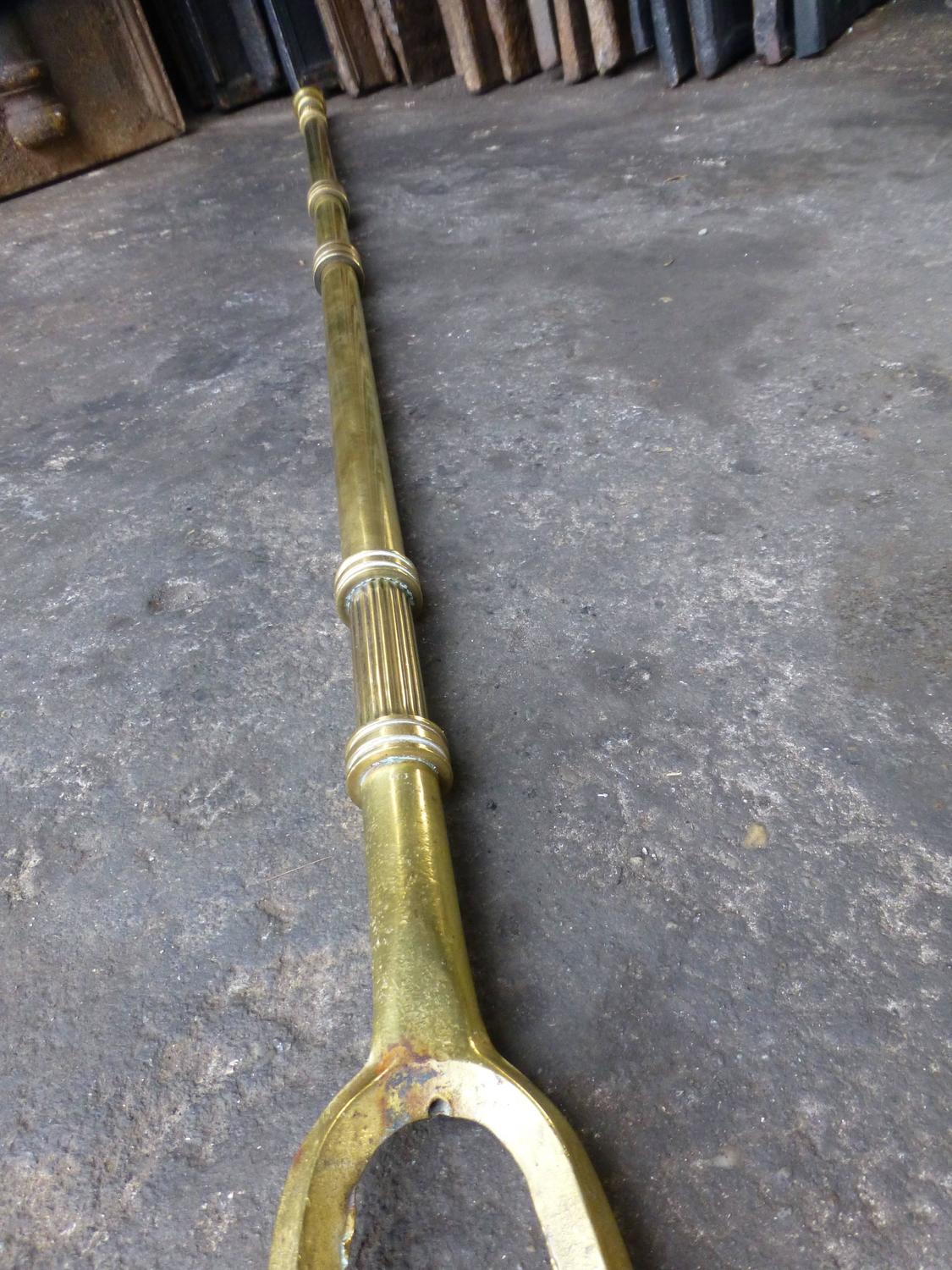 19th Century French Bouffadou Fireplace Blow Pipe For Sale at 1stdibs