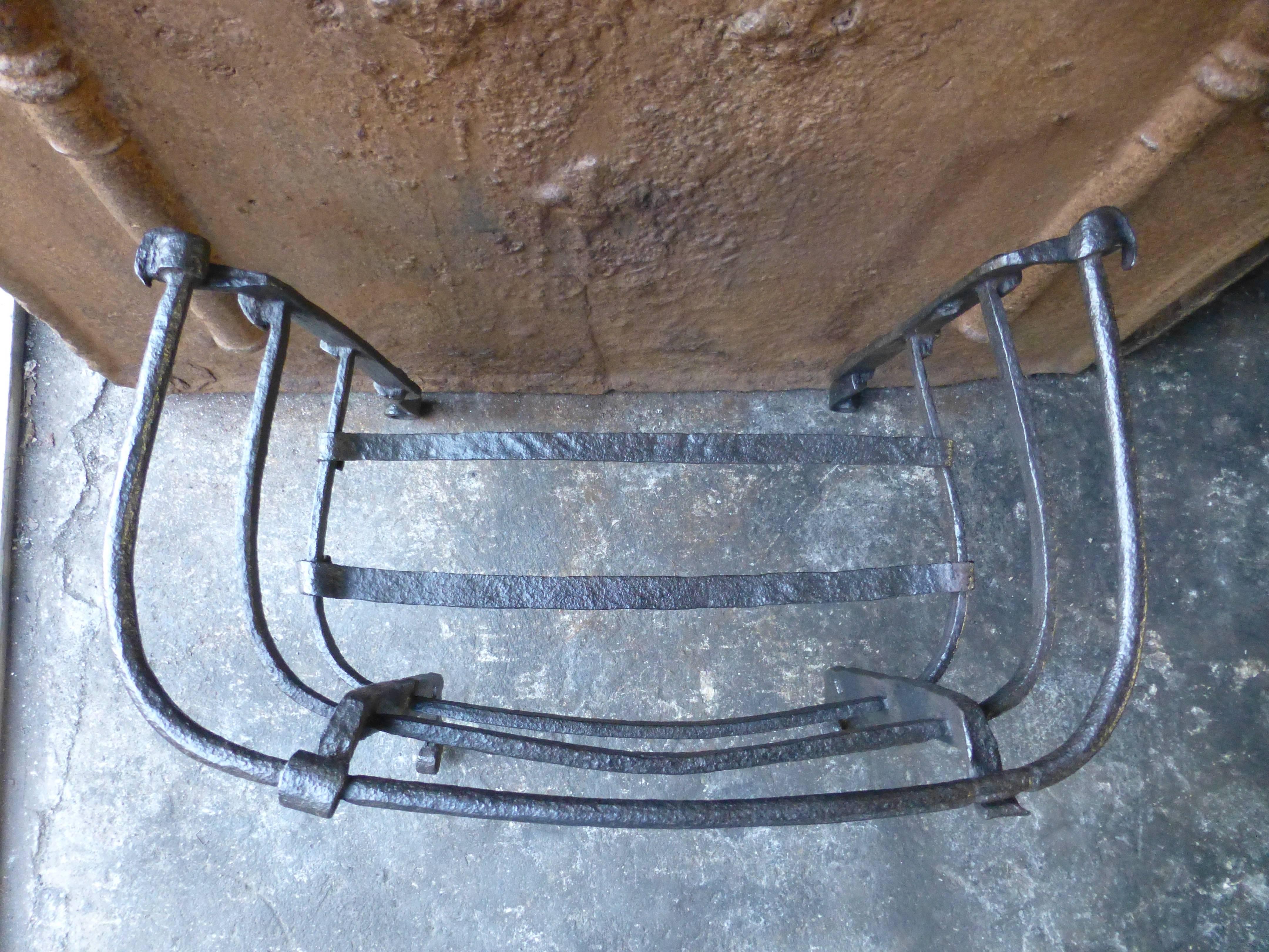 17th Century English Fire Grate, Fireplace Grate For Sale 1