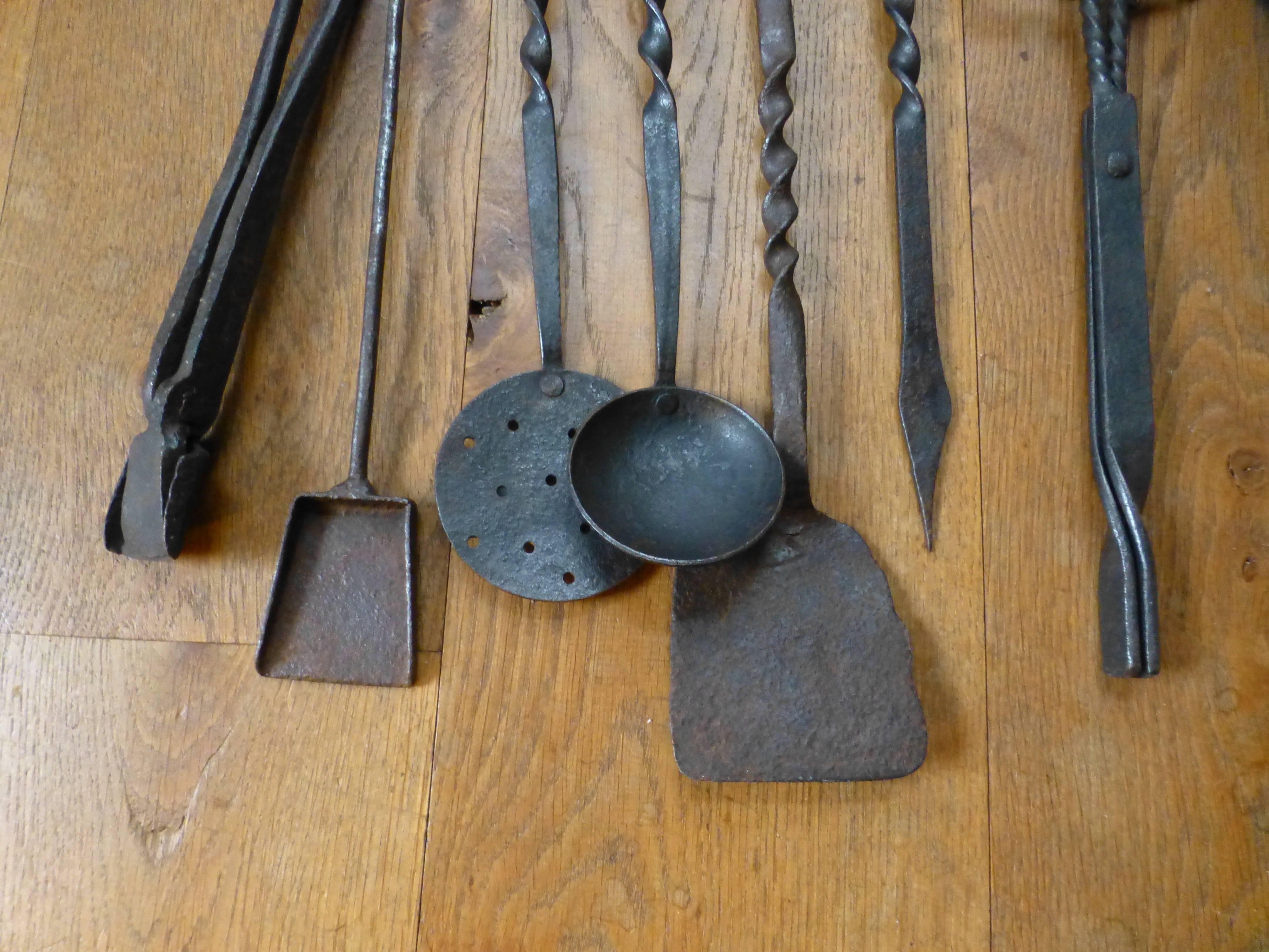 18th-19th Century Dutch Fireplace Tools 2