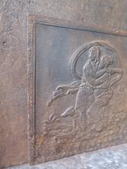 19th Century French 'Man and Woman' Fireback / Backsplash