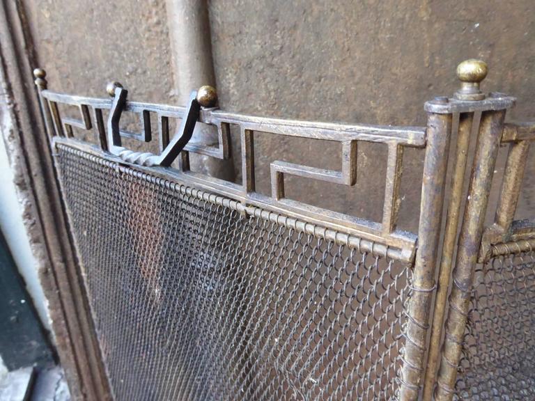 French Art Deco Fireplace Screen At 1stdibs