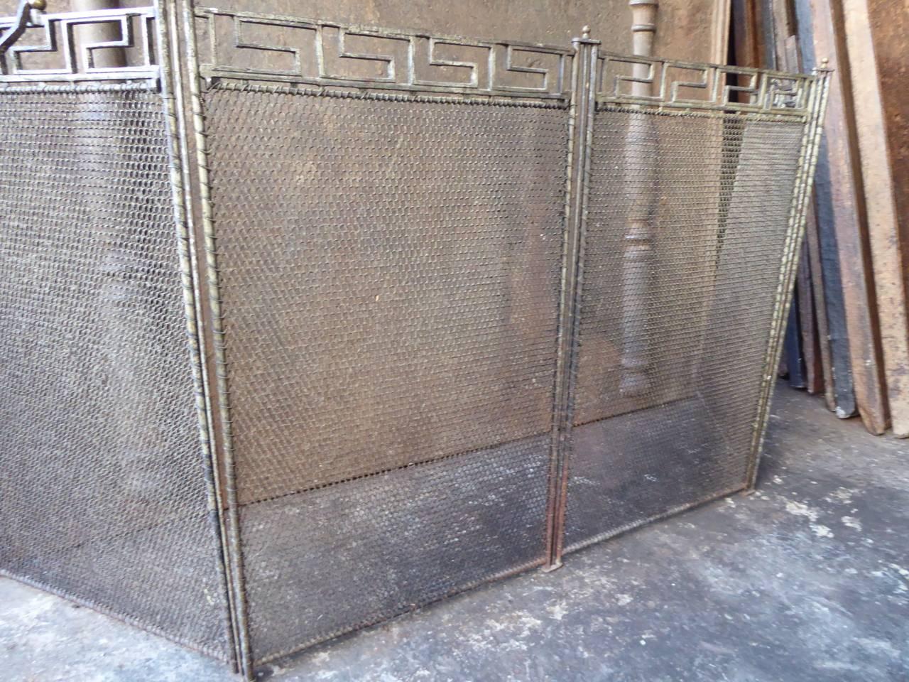 20th Century French Art Deco Fireplace Screen