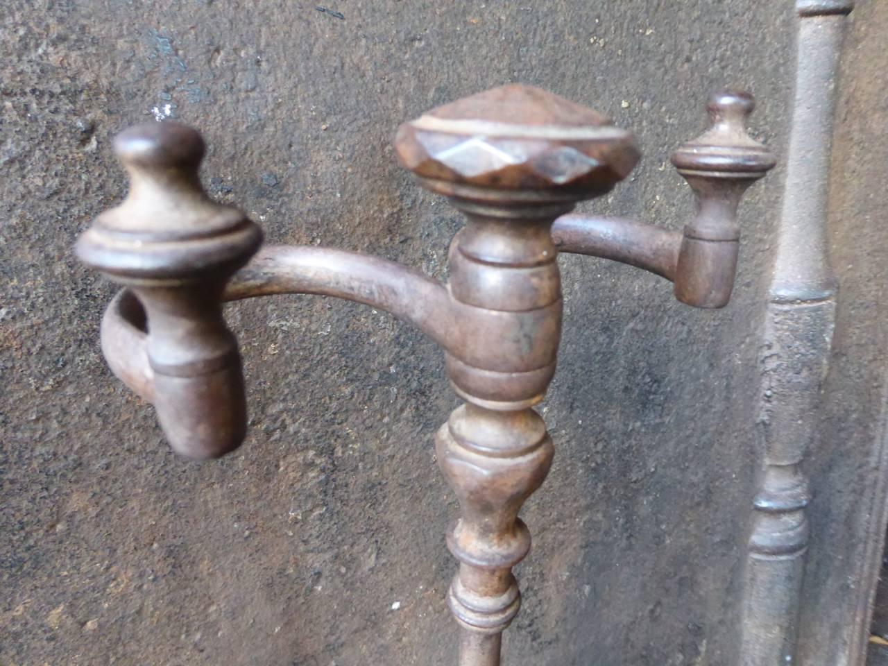 Neoclassical 19th Century French Stand for Fireplace Tools