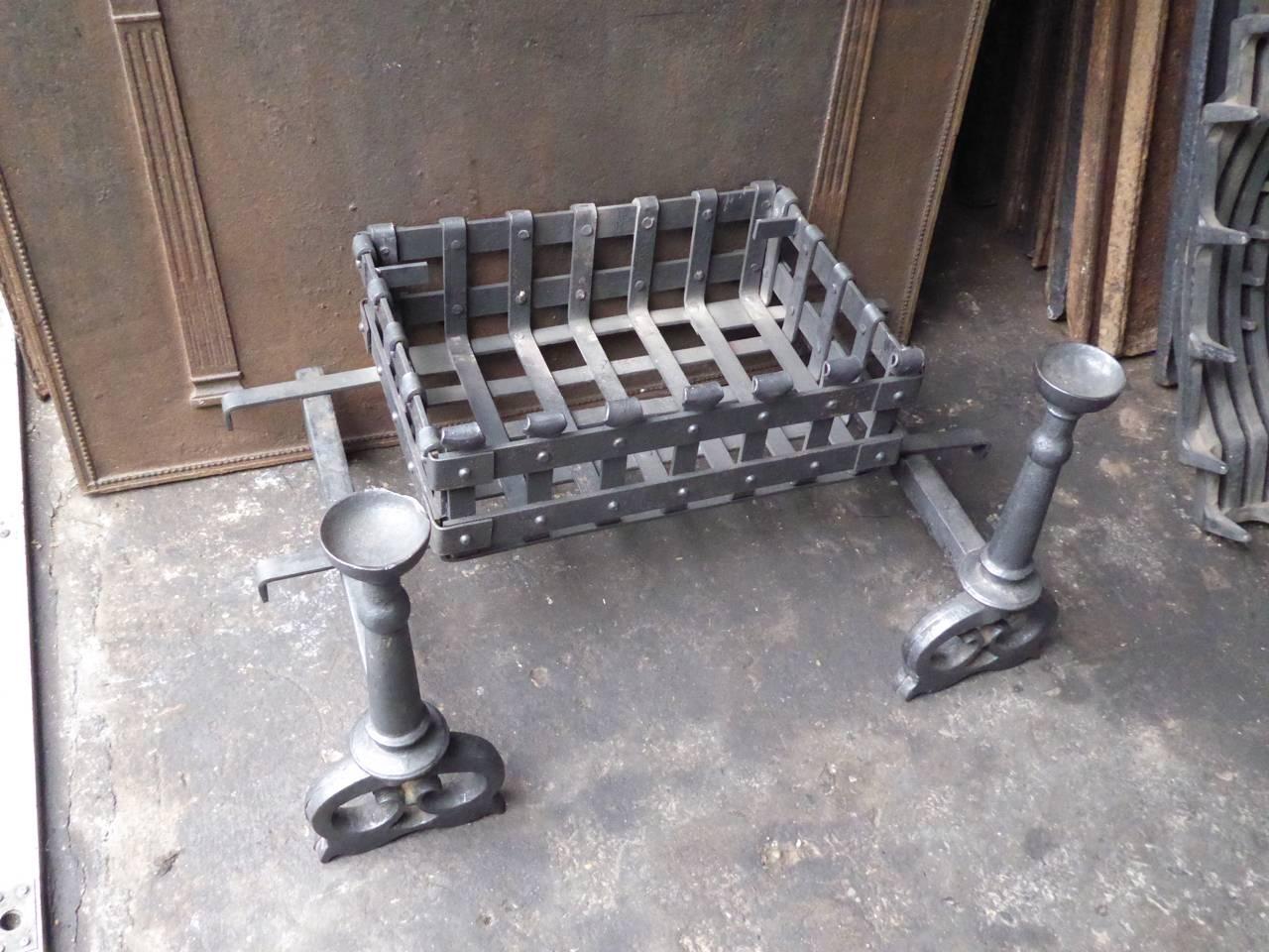 19th Century English Fire Grate or Fire Basket 2