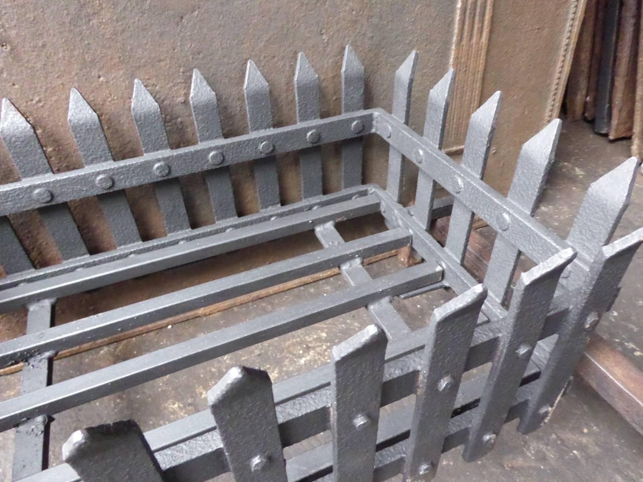 19th Century English Fire Grate or Fire Basket 3