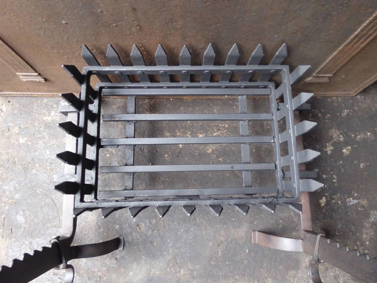 19th Century English Fire Grate or Fire Basket 4