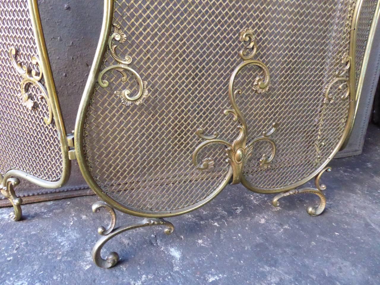 19th Century French Fire Screen, Fireplace Screen 1