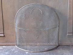19th Century English Fire Screen or Fireplace Screen