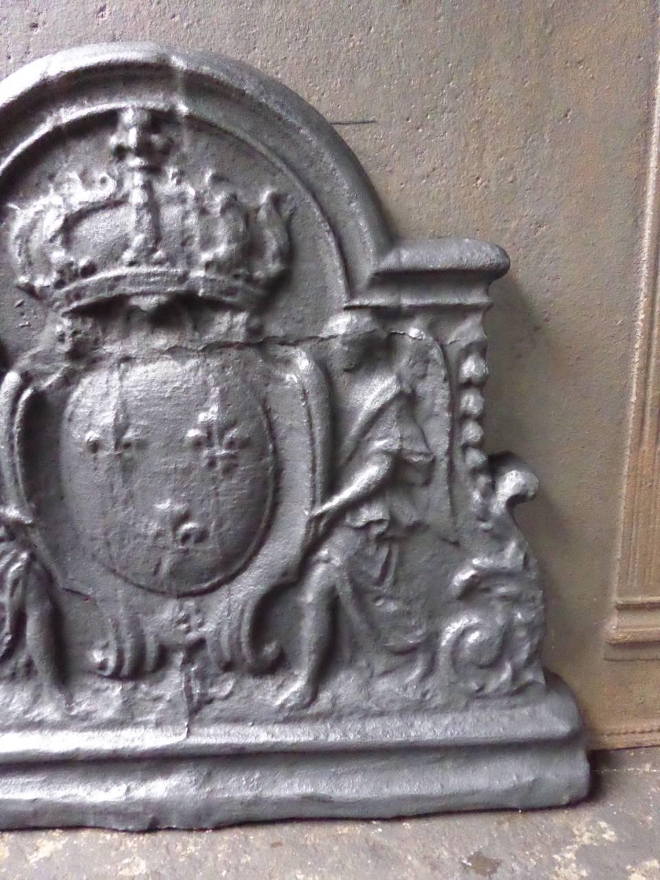 Louis XIV 'Arms of France' Fireback