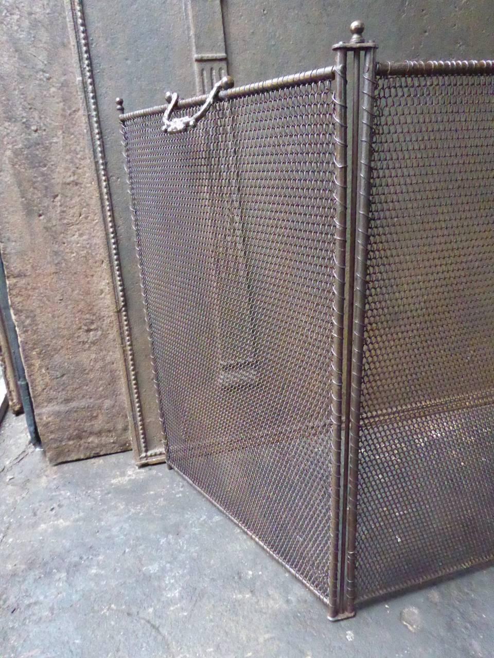 19th Century French Fireplace Screen, Fire Screen 1
