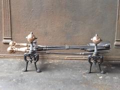 19th Century English Victorian Fire Tools, Fireplace Tools