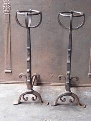 French Cup Dogs or Andirons