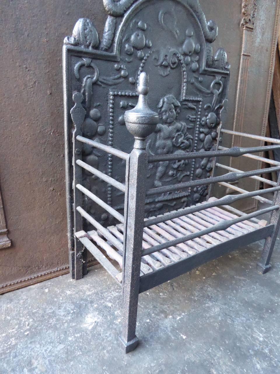 18th-19th Century Dutch Fire Grate or Fire Basket 2