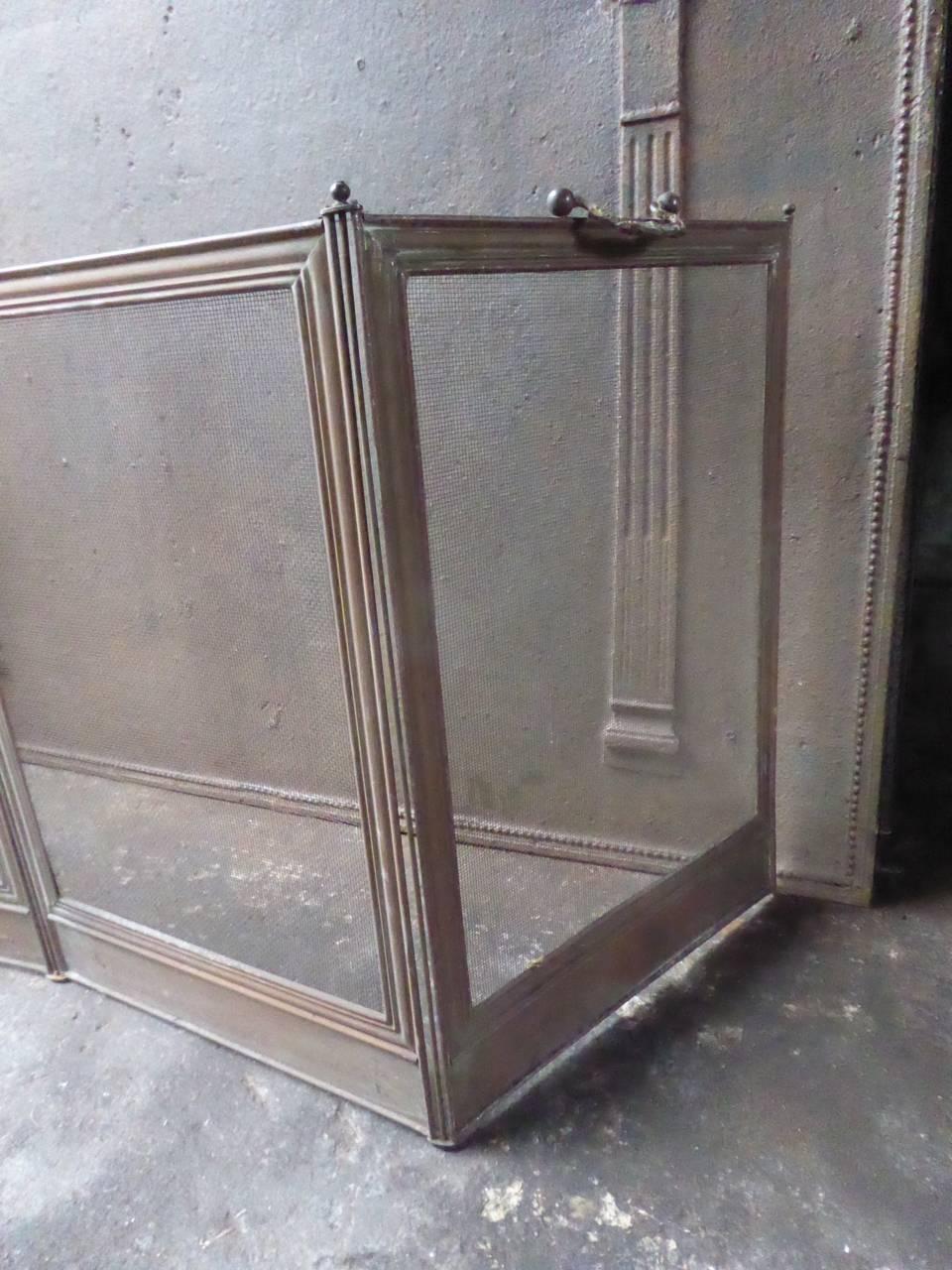19th Century French Fireplace Screen 1