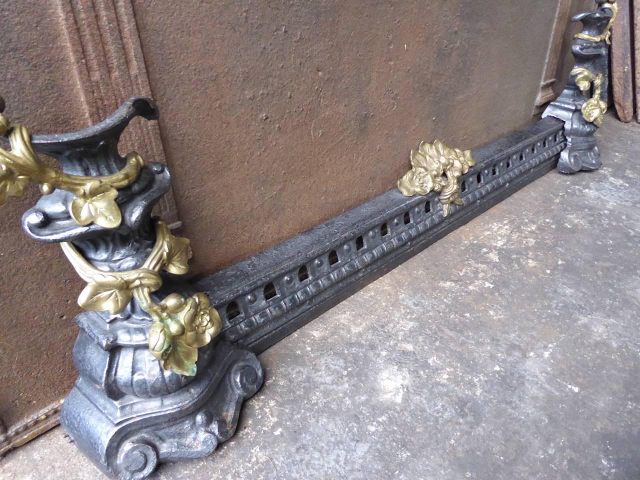 18th Century French Fireplace Fender In Good Condition In Amerongen, NL