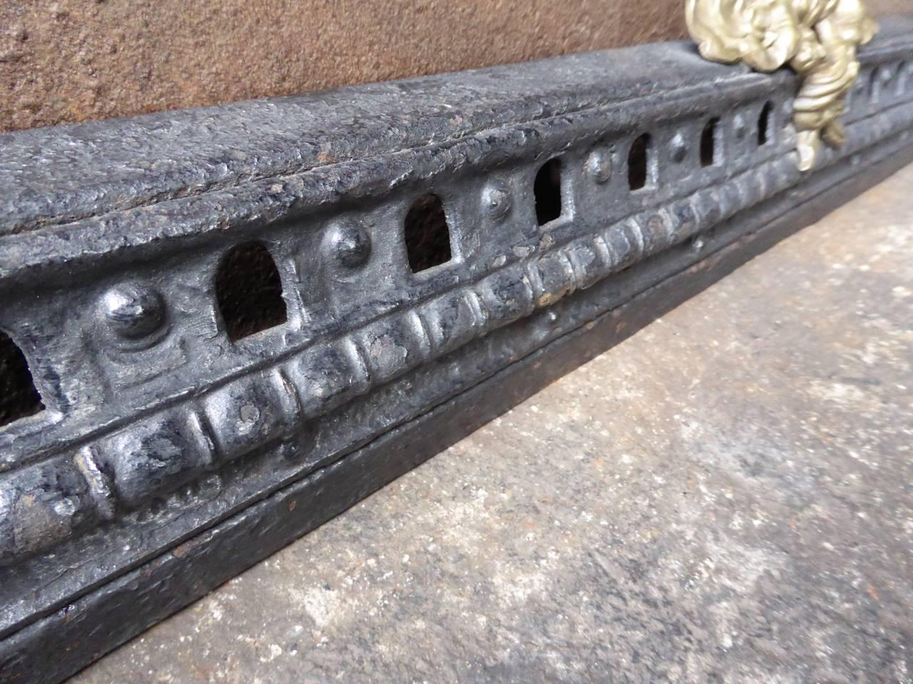 18th Century and Earlier 18th Century French Fireplace Fender