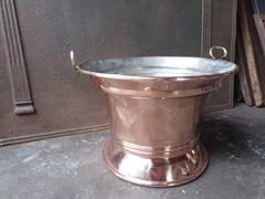19th Century French Log Holder or Log Basket