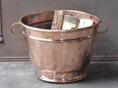 19th Century French Log Holder or Log Basket