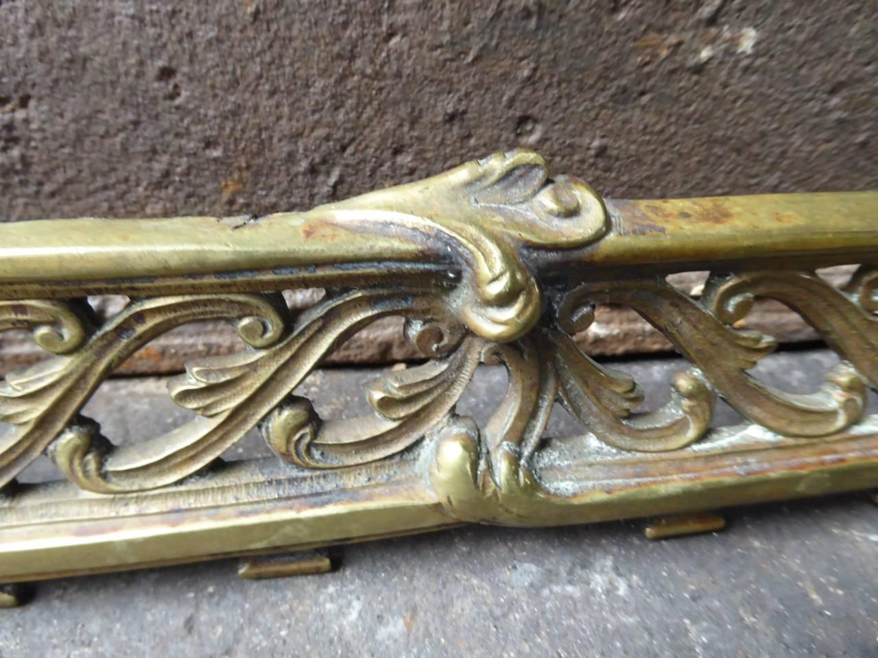 19th Century French Fireplace Fender In Good Condition In Amerongen, NL