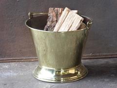 19th Century Dutch Log Basket or Log Holder