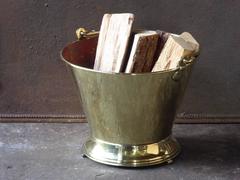 19th Century Dutch Log Basket or Log Holder