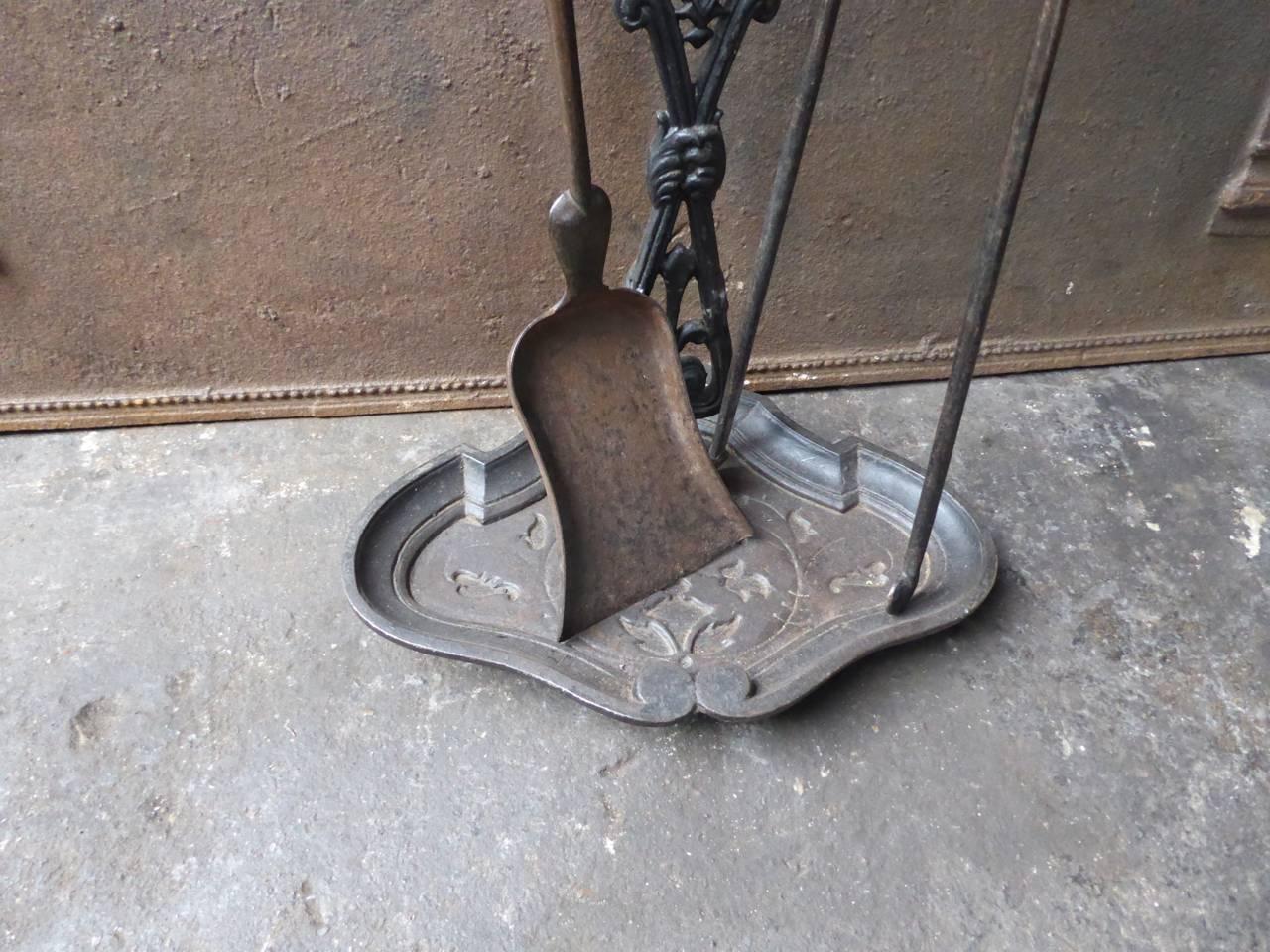 19th Century French Fireplace Tools 1
