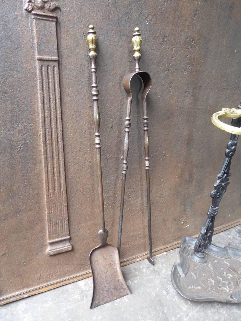 19th Century French Fireplace Tools 2