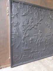 18th Century, French 'Rural Scene' Fireback