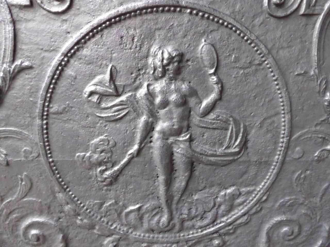 18th-19th Century, French 'Venus' Fireback In Good Condition In Amerongen, NL