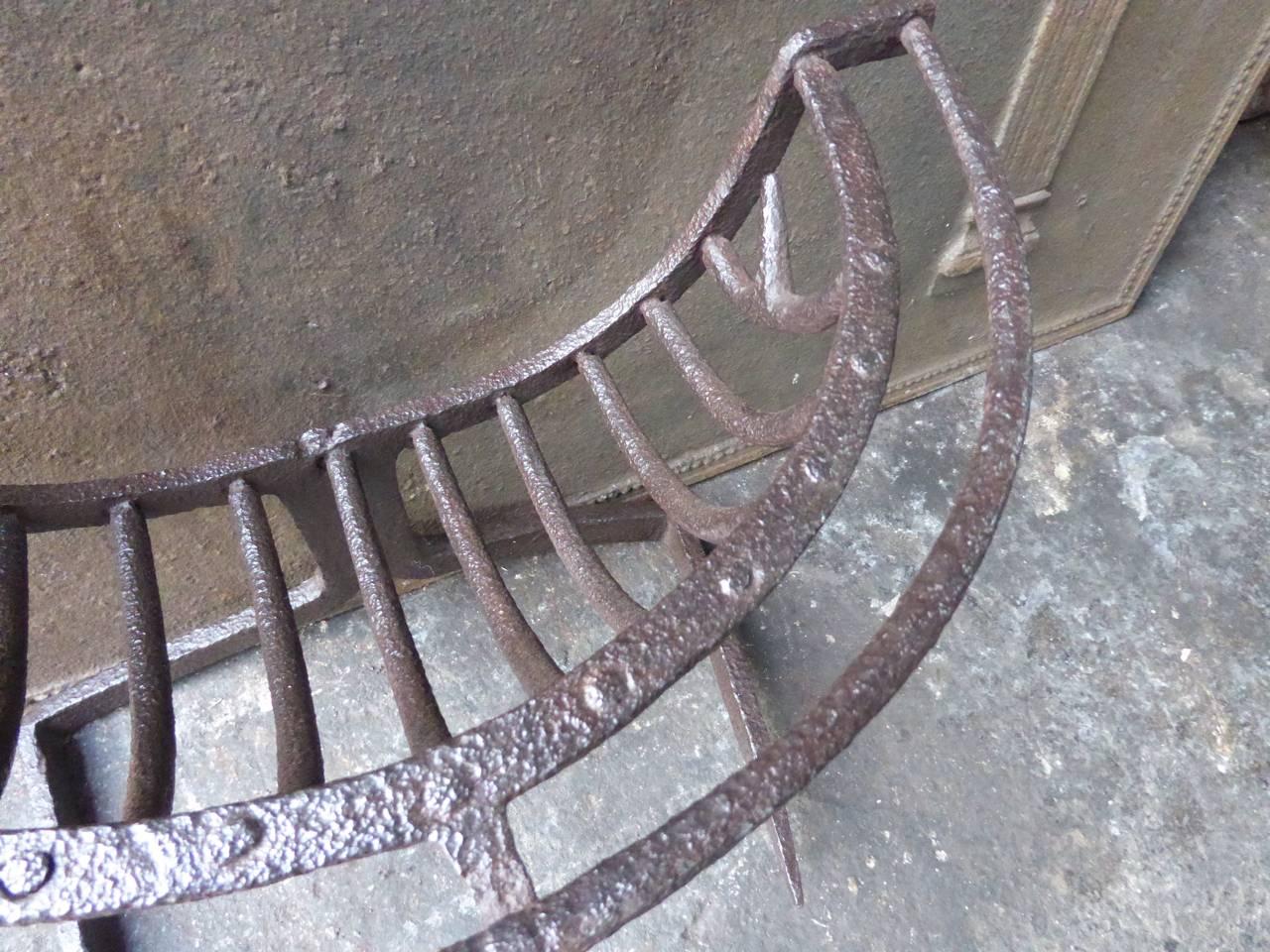 18th Century and Earlier 17th Century Dutch Fireplace Grate or Fireplace Basket For Sale