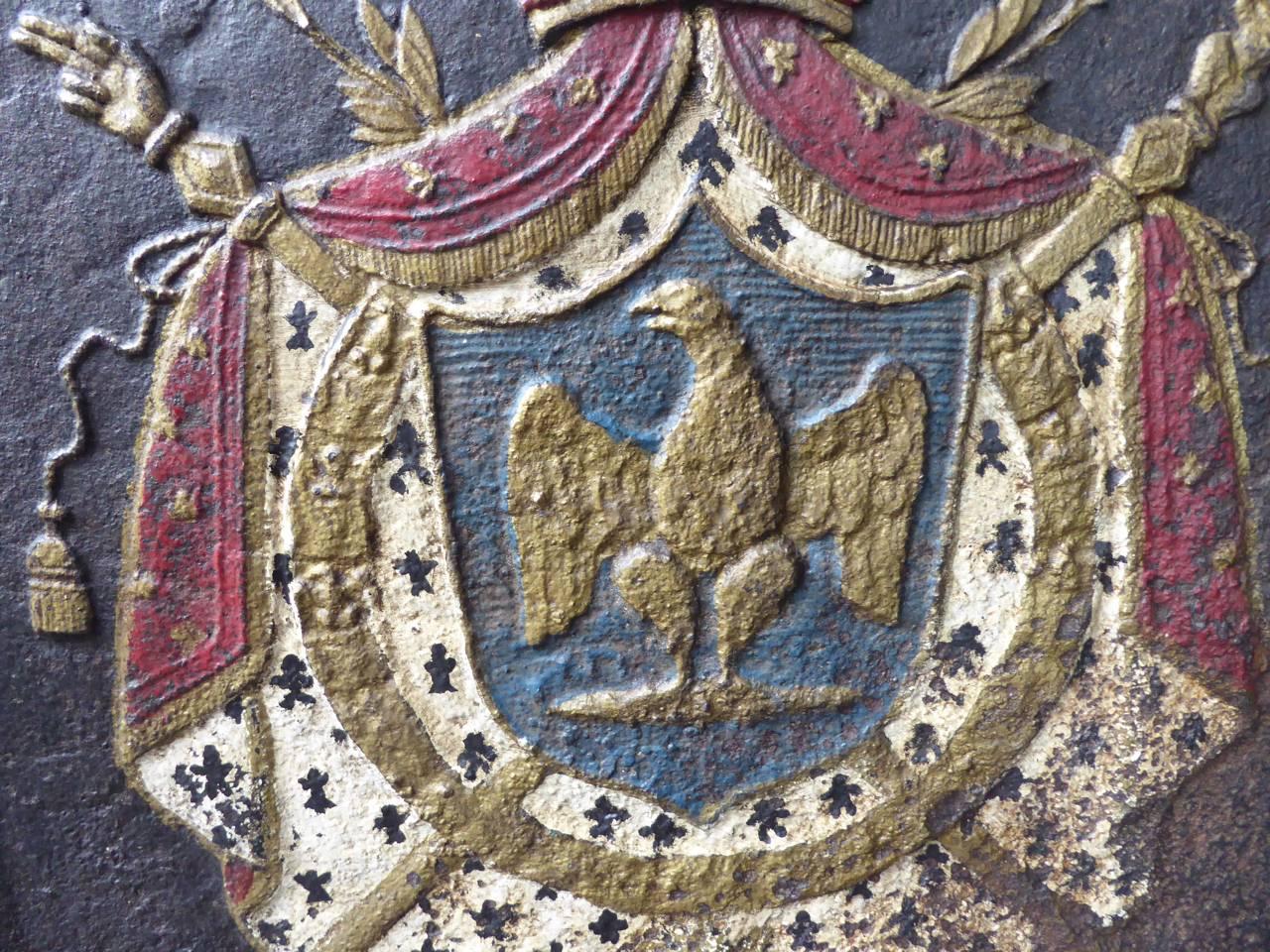 Empire 19th Century French 'Eagle of Napoleon' Fireback