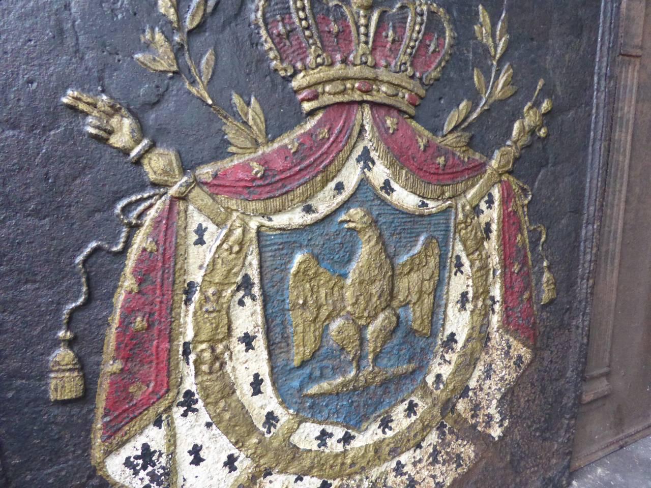 19th Century French 'Eagle of Napoleon' Fireback 1