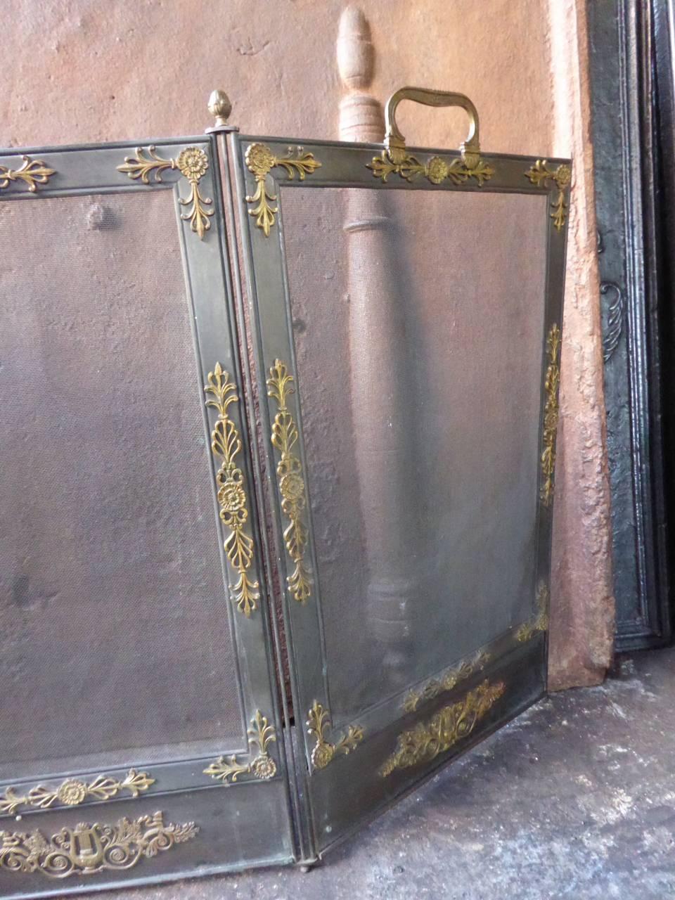 19th Century French Fireplace Screen 1